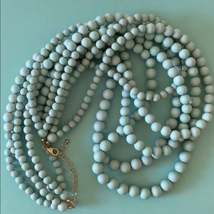 Gorgeous Seafoam/Mint Beaded Multistrand Necklace